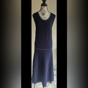 Banana Republic Navy Blue Knit Dress